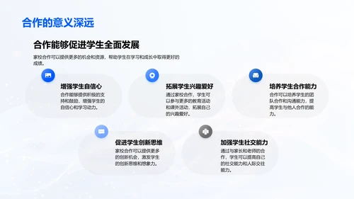 家校合力成就学生PPT模板