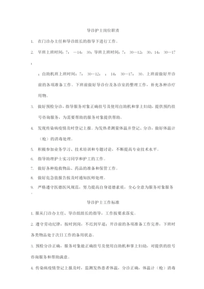 导诊组护士岗位职责和工作标准.docx