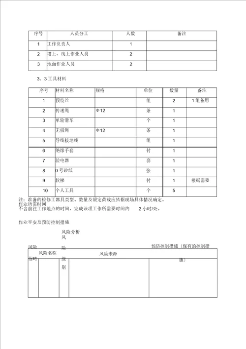 停电补修断股损伤导线作业指导书