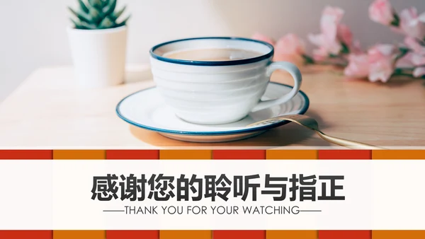 美味休闲下午茶咖啡厅介绍咖啡介绍PPT模板