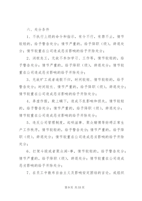 公司劳动纪律规章制度.docx