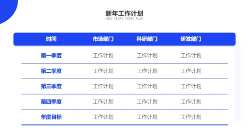 插画风年终总结工作汇报模板