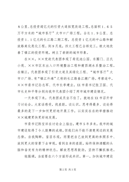 城市建设调研考察报告 (2).docx