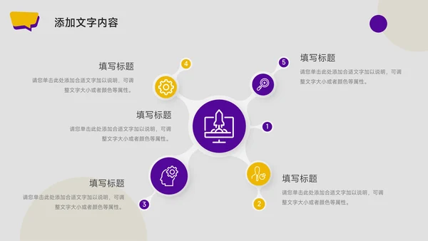 黄紫图文大气管理制度培训PPT模板