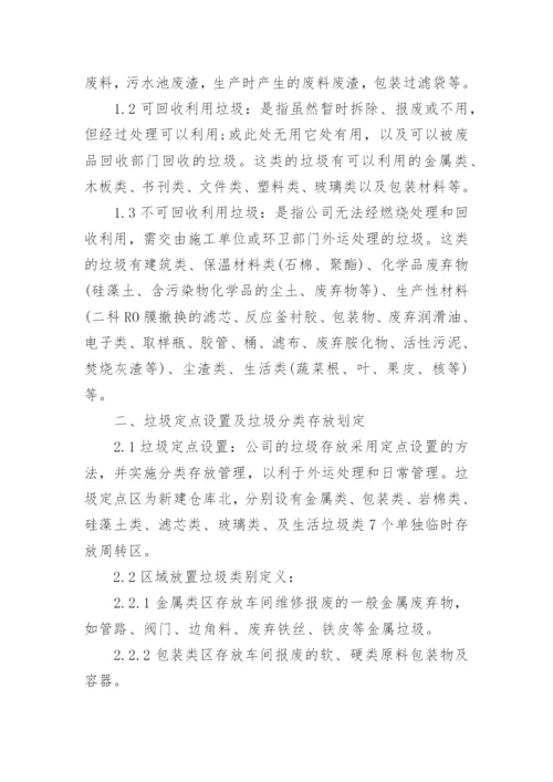 垃圾分类管理规章制度.docx