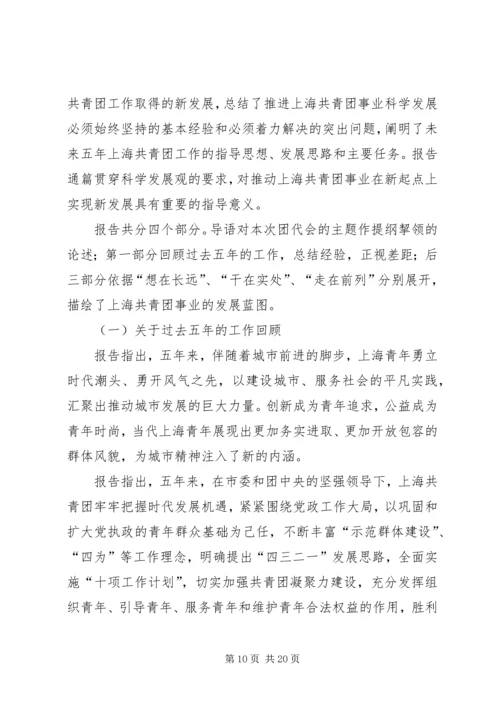 共青团XX省第十三次代表大会精神传达提纲.docx