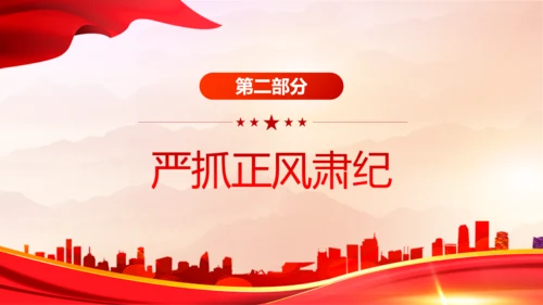 从严治党严字为首PPT党课模板