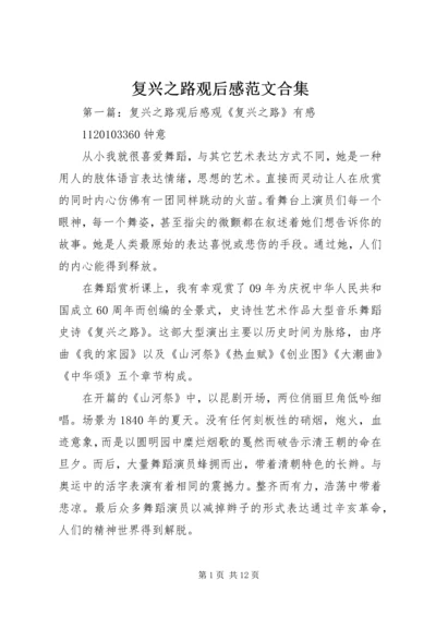 复兴之路观后感范文合集 (2).docx