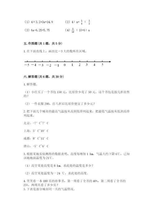 小升初数学期末测试卷含答案【培优b卷】.docx