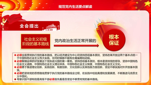 学习解读十八届六中全会公告精神PPT模板