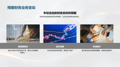财务中期业绩汇报PPT模板