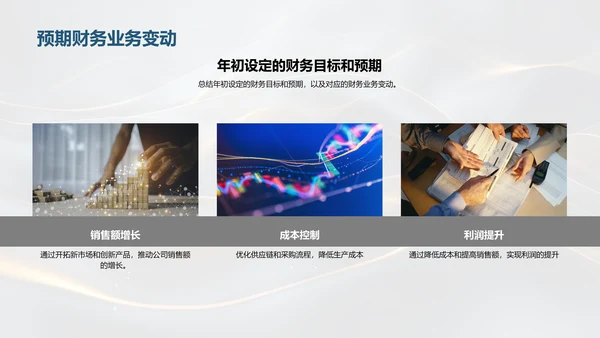 财务中期业绩汇报PPT模板