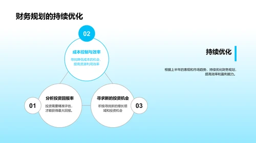 财务半年度报告PPT模板