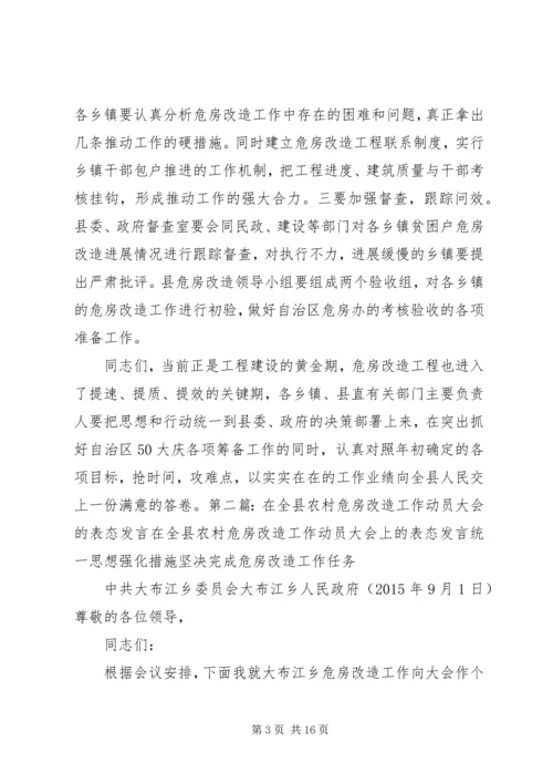 农村危房改造推进工作会发言 (2).docx