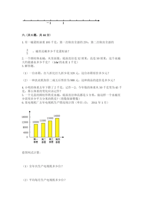 小升初数学综合练习试题及参考答案（培优b卷）.docx