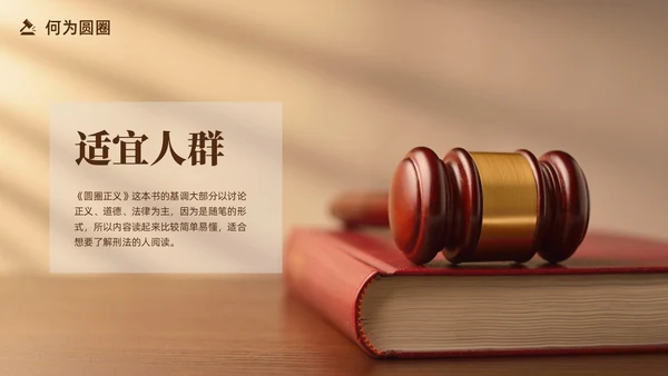 圆圈正义读书分享PPT