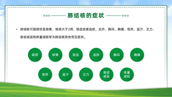 绿色简约世界防治结核病日你我共同努力终结结核流行PPT课件