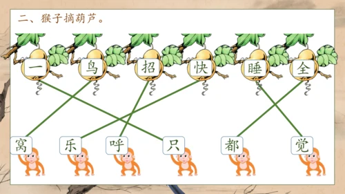 【核心素养】部编版语文一年级下册-5. 树和喜鹊 第1课时（课件）