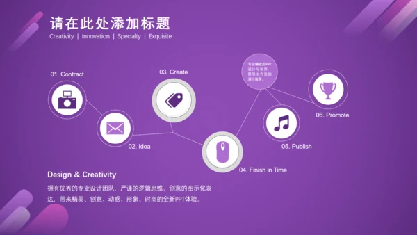 个性炫彩时尚商业计划书通用PPT模板