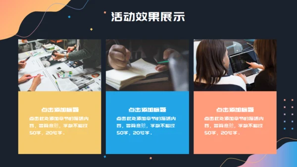 活动复盘数据分析报告通用PPT模板