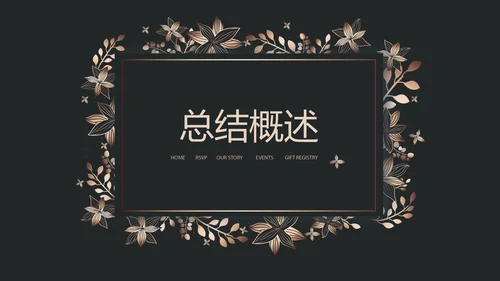 纯黑色公司产品介绍宣传通用PPT动态模板