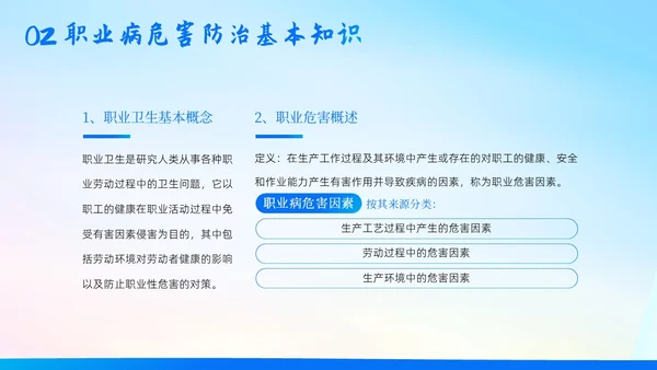职业防治法宣传周职业病预防和防治专题培训PPT课职业病防治法宣传周