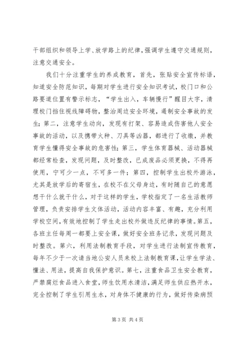 小学安全自改自查报告.docx