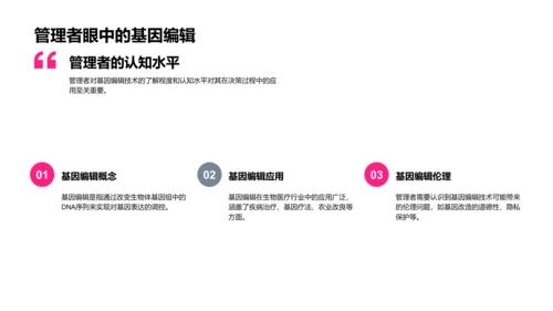 基因编辑在医疗领域PPT模板