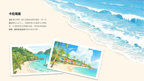 3D插画风格泰国旅游攻略模板