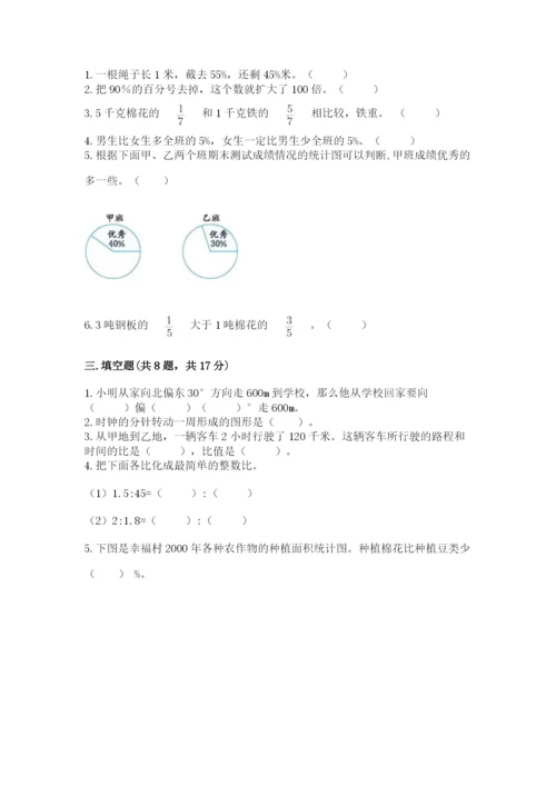 六年级数学上册期末考试卷及答案（易错题）.docx