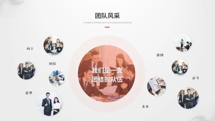 简约立体圆球产品介绍产品发布会产品宣传ppt模板