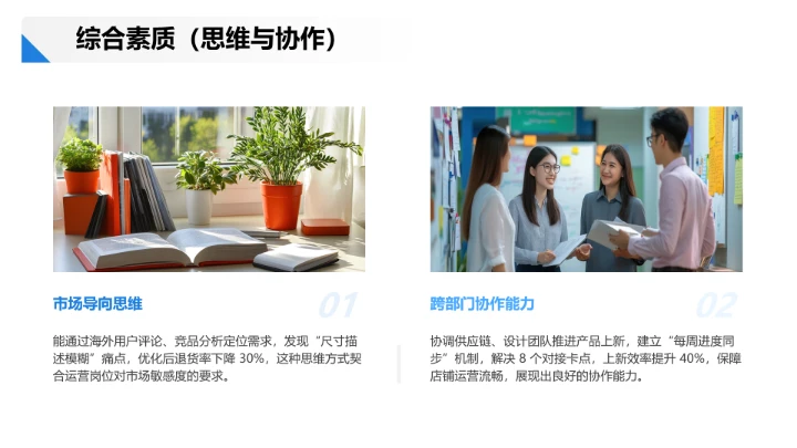 英语专业大学生求职综合展示大学生个人能力展示通用PPT模版