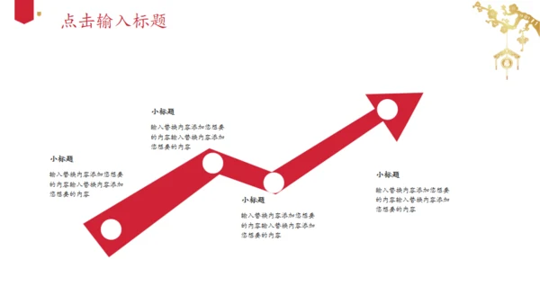 富贵喜庆经典红金色中国风通用PPT