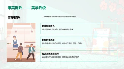 美术实践教学PPT模板