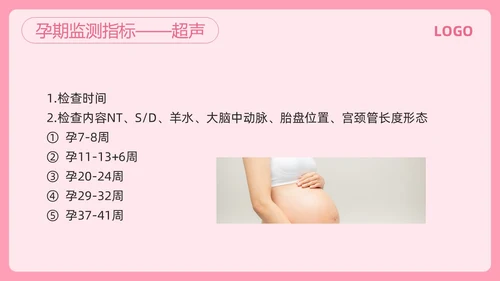粉色简约高危妊娠及五色管理PPT模板宣传PPT动态PPT