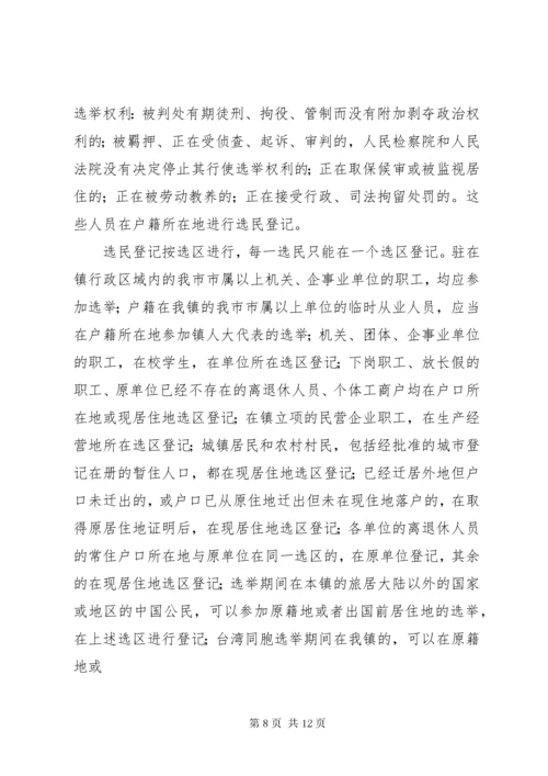 乡人大代表补选工作实施方案.docx