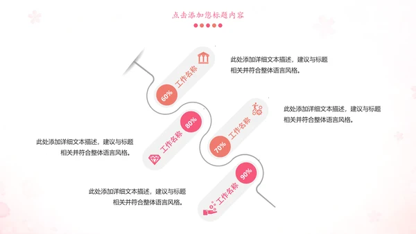 粉红唯美关爱女性健康妇联工作汇报PPT模板