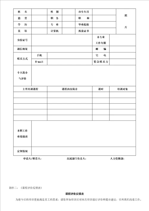 企业内部培训师管理制度