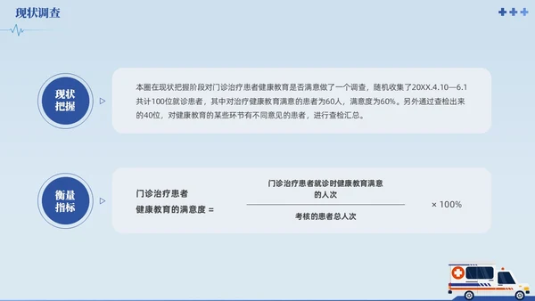 蓝色提高门诊预约率提高门诊治疗患者健康教育满意度品管圈品管圈医疗质量管理品管圈