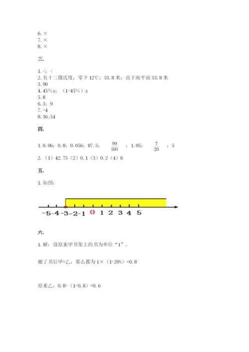 济南市外国语学校小升初数学试卷附答案（考试直接用）.docx