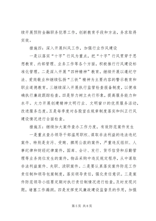 银行党风廉政建设和反腐败抓源头实施方案.docx