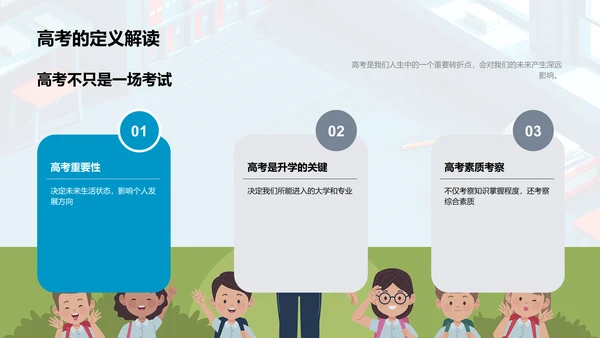 高考备考指南PPT模板