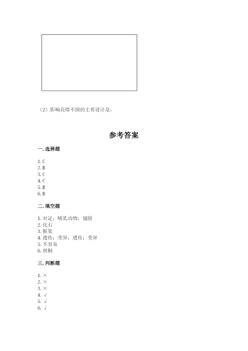 教科版六年级下册科学期末测试卷【必刷】.docx