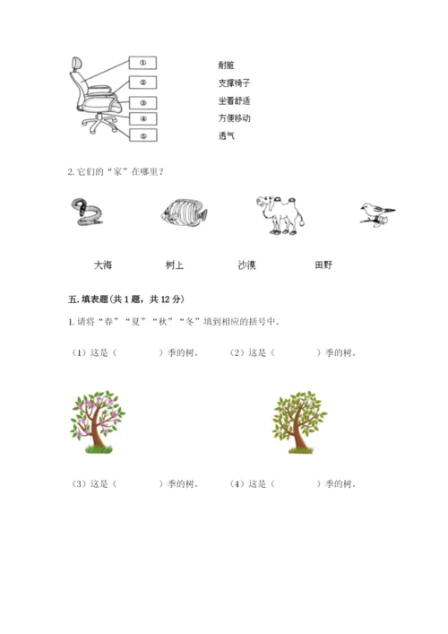 教科版二年级上册科学期末测试卷【预热题】.docx