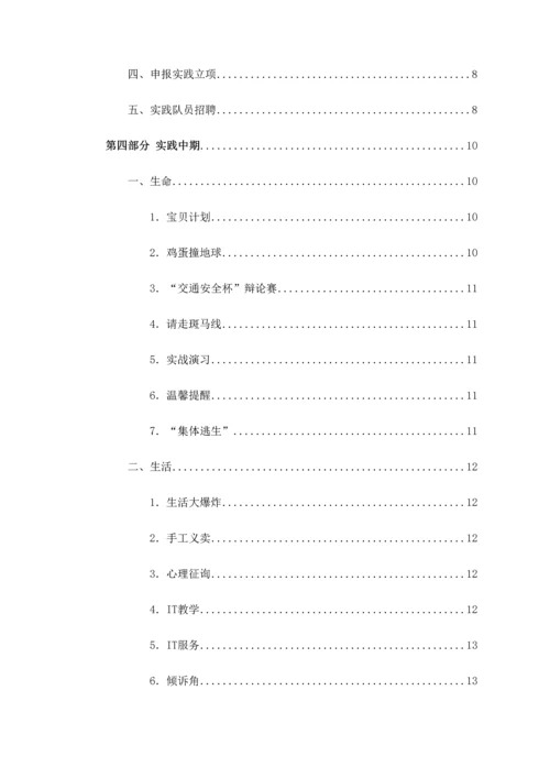 甘霖暑期社会实践队策划书.docx