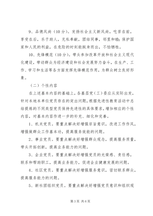 实施党员百分考核办法的工作意见.docx