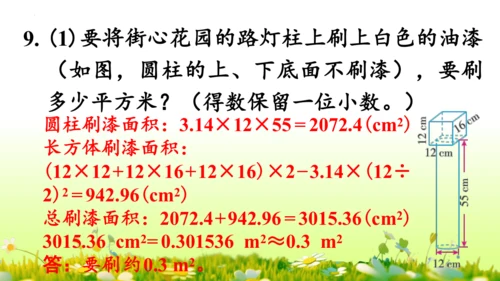 圆柱的表面积（课件）-六年级下册数学人教版(共49张PPT)