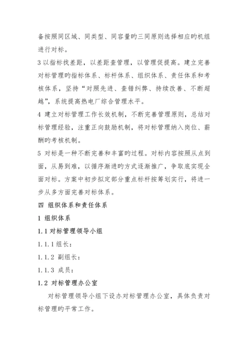电厂对标实施专题方案.docx