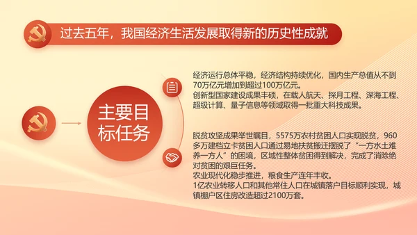 脱贫基础更稳固群众生活更美好PPT动态模板