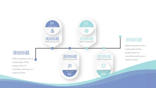 蓝色简约大方医院院长年年终总结汇报动态PPT
